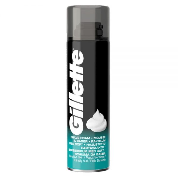 Gillette Classic Men’s Shaving Foam Sensitive 200ml