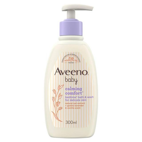 Aveeno Baby Calming Comfort Bedtime Bath and Wash 250ml - Image 2